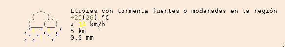 El tiempo en San Miguel de Tucumán