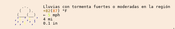 El tiempo en Cumaná