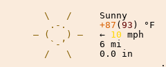 Weather in Can-avid