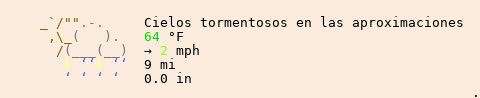 El tiempo en Agua Prieta