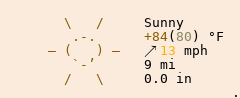 Weather in California City