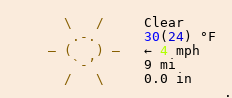 Weather in Washington