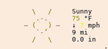 Weather in Las Vegas