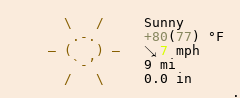 Weather in Merced