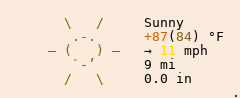 Weather in Sonora