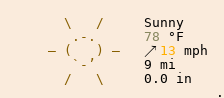 Weather in Lodi