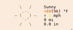 Weather in Pacific