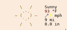 Weather in Sacramento