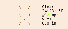 Weather in Ocean