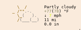 Weather in Maple