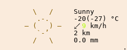 Weather in Castor